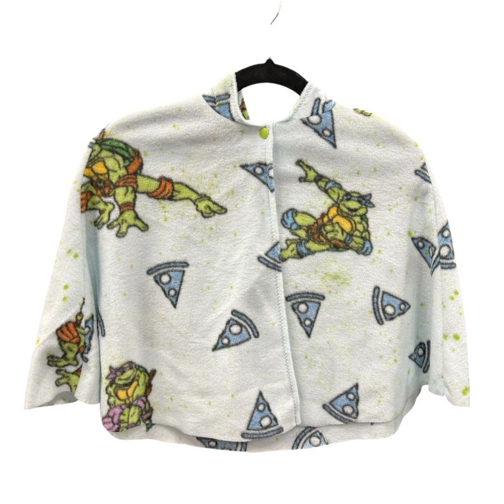 Carseat Cape With Hood Youth One Size Fits Most Ages 12mo-5yrs Ninja Turtles
